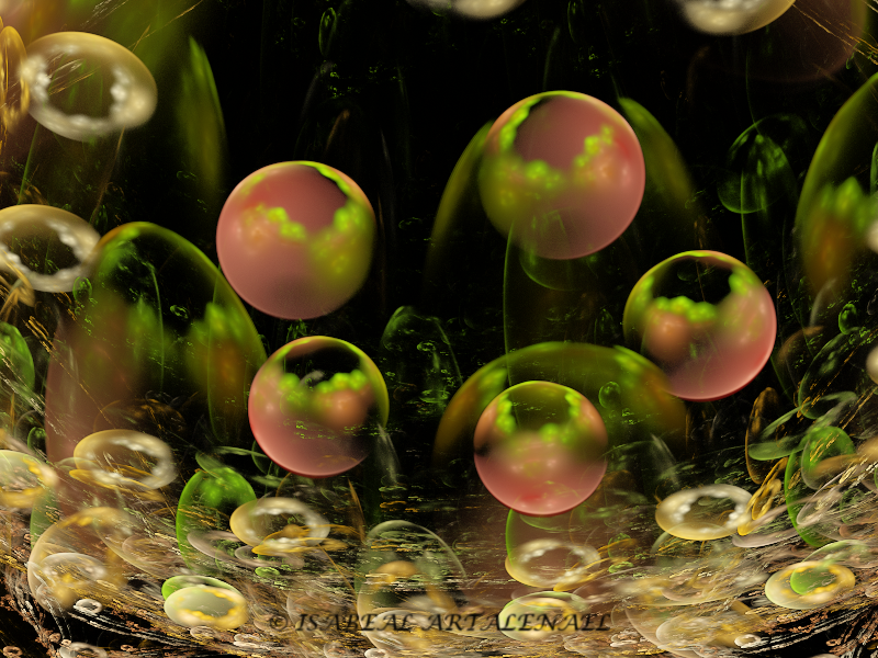 BULLES EN LIESSE 6 PAR ISABEAL ARTALENAEL
