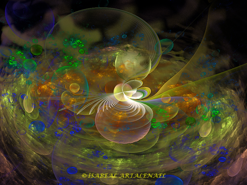 BULLES MARINES 2 PAR ISABEAL ARTALENAEL